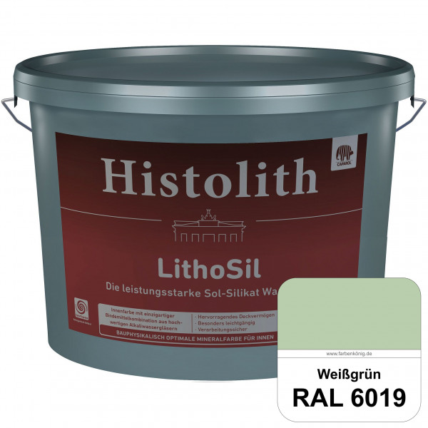 Histolith LithoSil (RAL 6019 Weißgrün) Die leistungsstarke Sol-Silikat Wandfarbe