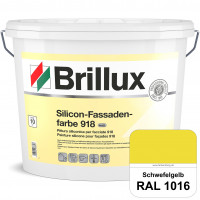 Silicon-Fassadenfarbe 918 (RAL 1016 Schwefelgelb) matt, hoch wetterbeständig und wasserabweisend