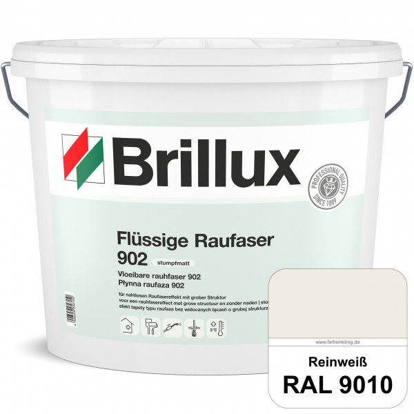 Flüssige Raufaser ELF 902 (RAL 9010 Reinweiß) Spezial-Dispersionsfarbe mit Raufasereffekt