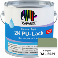 Capalac Aqua 2K PU-Lack (RAL 6021 Blassgrün) chemisch und mechanisch widerstandsfähige Lackierungen