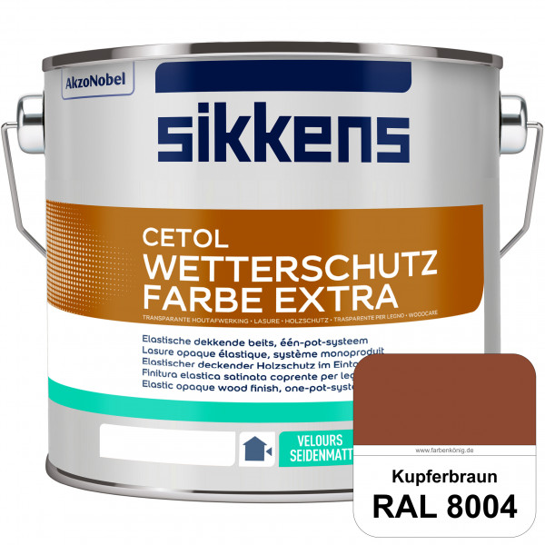 Cetol Wetterschutzfarbe Extra (RAL 8004 Kupferbraun)
