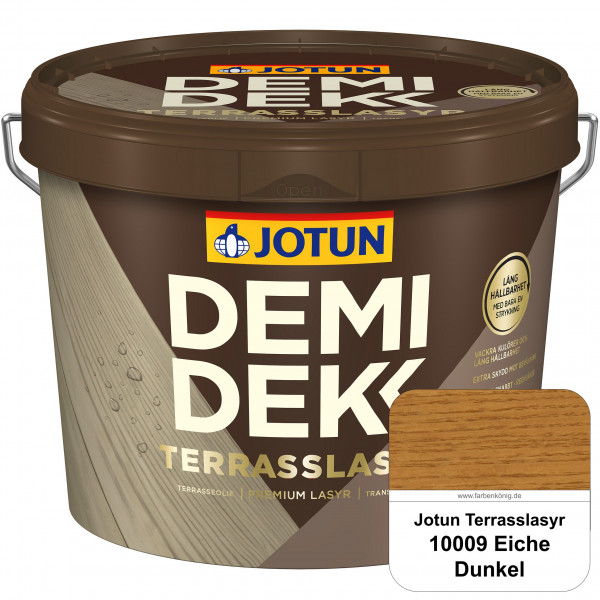 DEMIDEKK Terrasslasyr - Holzöl (10009 Eiche Dunkel)