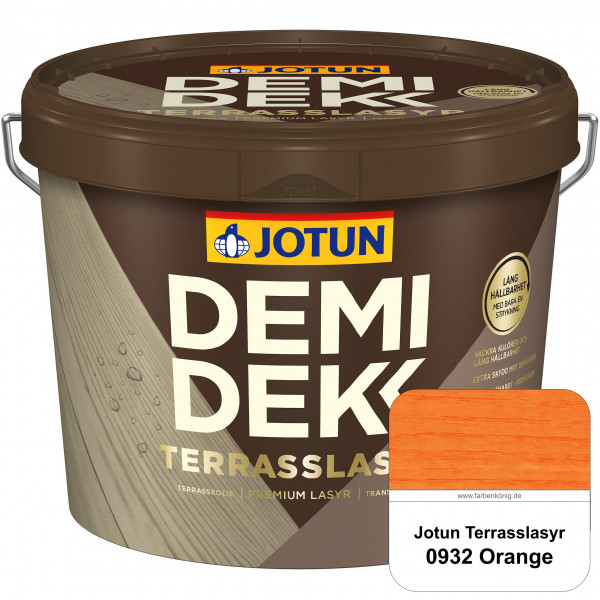 DEMIDEKK Terrasslasyr - Holzöl (0932 Orange)