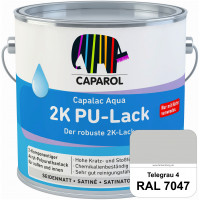 Capalac Aqua 2K PU-Lack (RAL 7047 Telegrau 4) chemisch und mechanisch widerstandsfähige Lackierungen