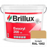 Evocryl 200 (RAL 1002 Sandgelb) Verschmutzungsunempfindliche 100% Reinacrylat Fassadenfarbe