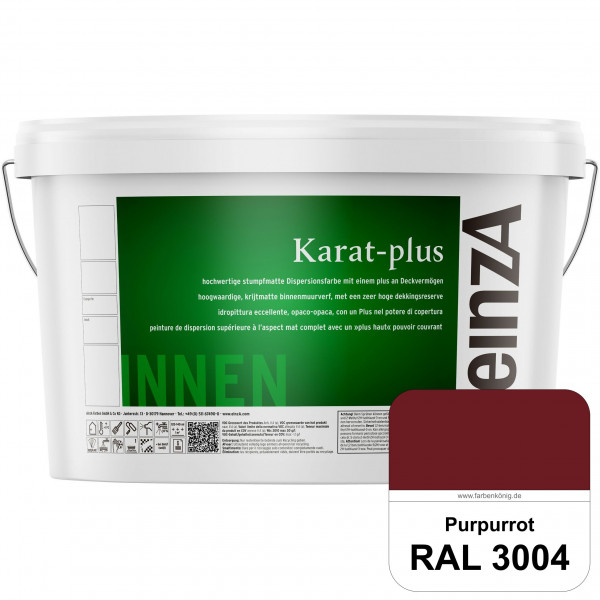einzA Karat-plus (RAL 3004 Purpurrot) Innenwandfarbe mit herausragenden Produkteigenschaften
