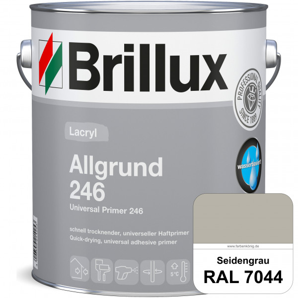 Lacryl Allgrund 246 (RAL 7044 Seidengrau) Grundierung für Acryl- und Alkydharzlacken auf Holz, Zink,