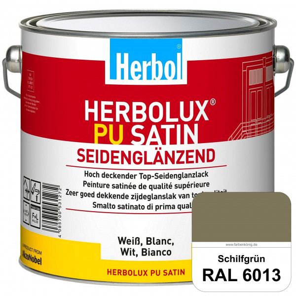 Herbolux PU Satin (RAL 6013 Schilfgrün) Top-PU-Seidenglanzlack (Innen & Außen)