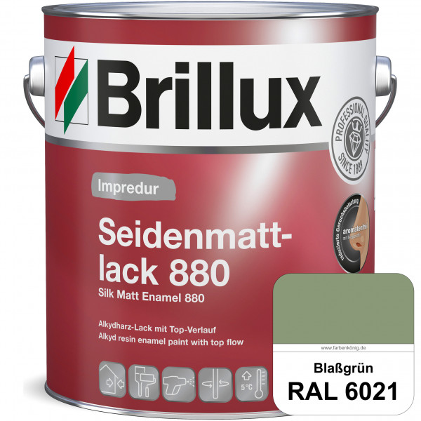 Impredur Seidenmattlack 880 (RAL 6021 Blassgrün) für Holz- oder Metallflächen innen & außen