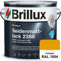 2K-Aqua Seidenmattlack 2388 (RAL 1004 Goldgelb) mechanisch und chemisch hoch belastbar für außen & i