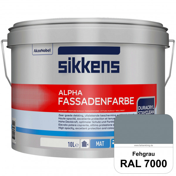 Alpha Fassadenfarbe (RAL 7000 Fehgrau)