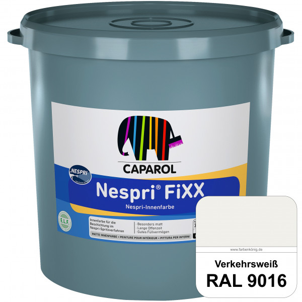 Nespri® FiXX (RAL 9016 Verkehrsweiß) Spezielle Innenfarbe für die rationelle Beschichtung im Nespri-