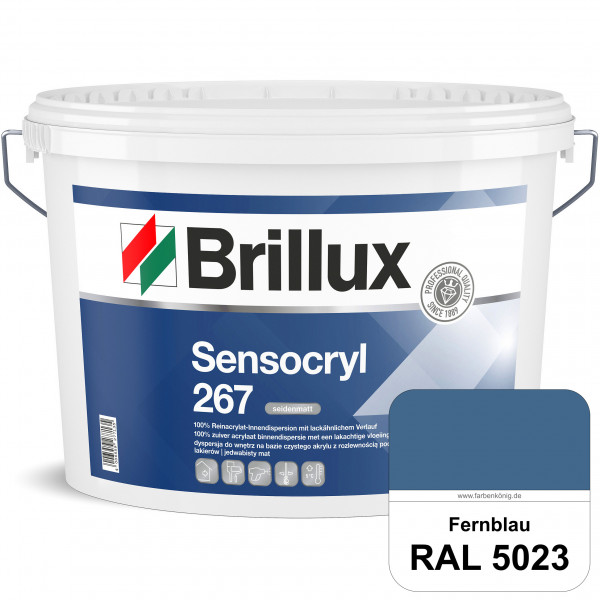 Sensocryl ELF 267 (RAL 5023 Fernblau) seidenmatt hochwertige Reinacrylat-Innendispersion für Artzpra