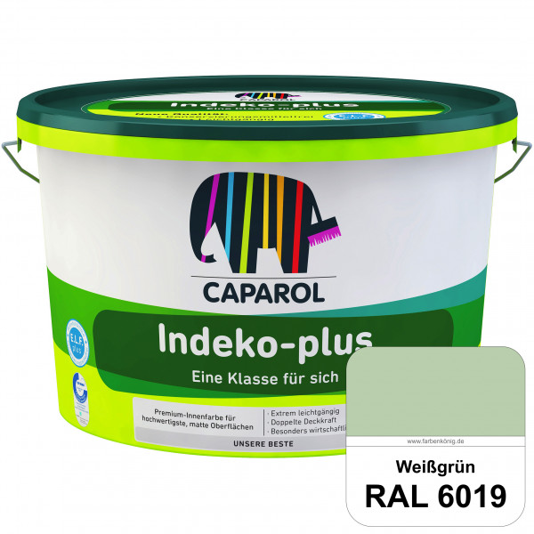 Indeko-plus (RAL 6019 Weißgrün) doppeldeckende matte & hochwertige Innenfarbe