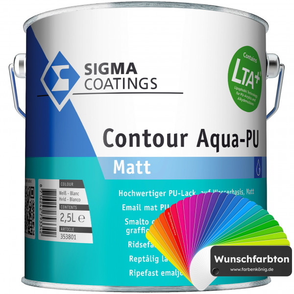Sigma Contour Aqua-PU Matt (Wunschfarbton)