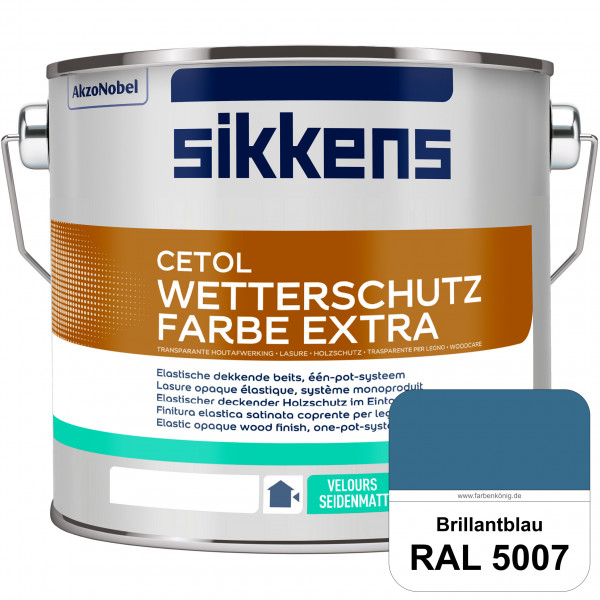 Cetol Wetterschutzfarbe Extra (RAL 5007 Brillantblau)