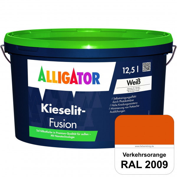 Kieselit Fusion (RAL 2009 Verkehrsorange)