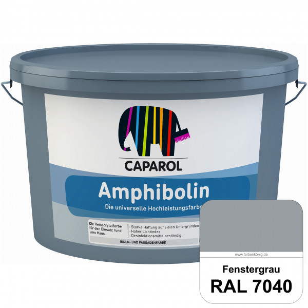 Amphibolin (RAL 7040 Fenstergrau) Universalfarbe auf Reinacrylbasis innen & außen