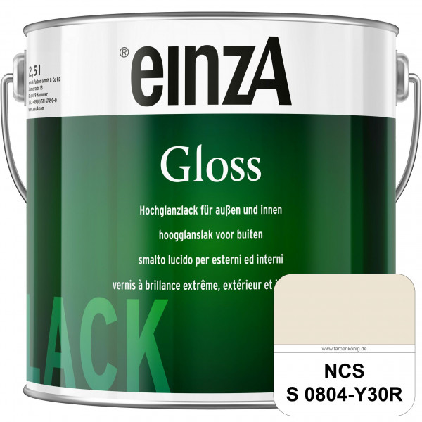 einzA Gloss (NCS S 0804-Y30R) Hochwertiger Alkydharzlack in Premium-Qualität, hochglänzend.