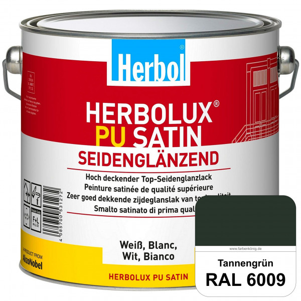 Herbolux PU Satin (RAL 6009 Tannengrün) Top-PU-Seidenglanzlack (Innen & Außen)