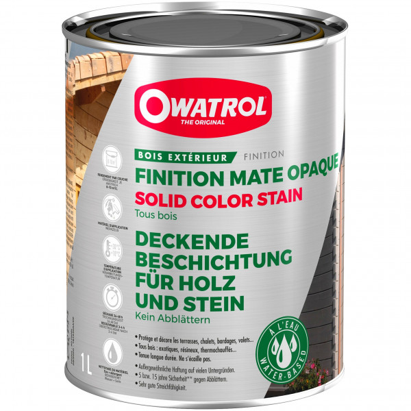 Solid Color Stain SG (B-Ware) - 1 Liter (Weiß)