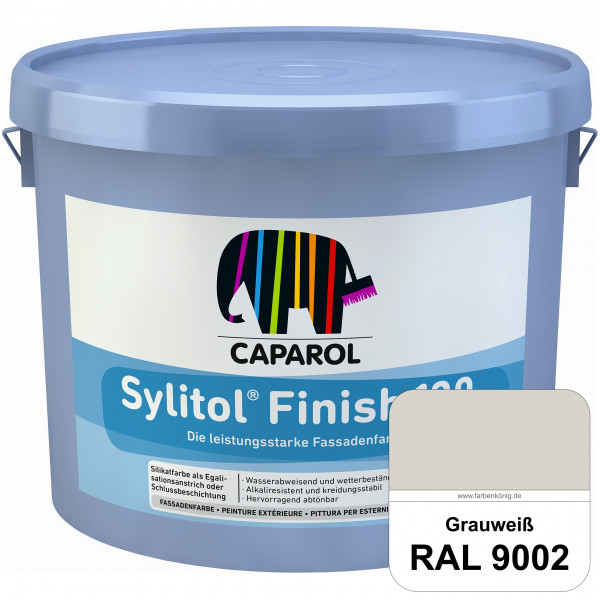 Sylitol® Finish 130 (RAL 9002 Grauweiß) wetterbeständige Fassadenbeschichtungen auf Silikatbasis