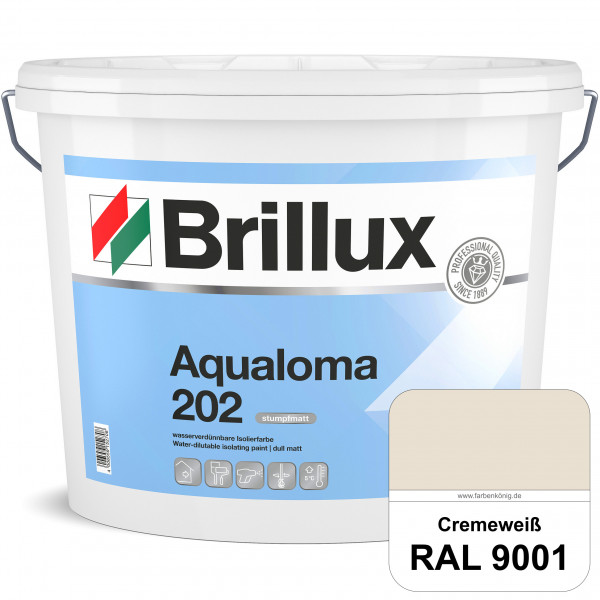 Aqualoma ELF 202 (RAL 9001 Cremeweiß) geruchsarme, wasserverdünnbare & hochdeckende Isolierfarbe