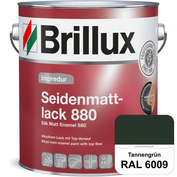 Impredur Seidenmattlack 880 (RAL 6009 Tannengrün) für Holz- oder Metallflächen innen & außen