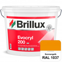 Evocryl 200 (RAL 1037 Sonnengelb) Verschmutzungsunempfindliche 100% Reinacrylat Fassadenfarbe