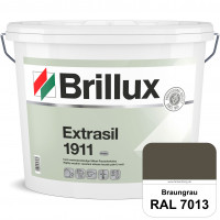Extrasil 1911 (RAL 7013 Braungrau) Fassadenfarbe Silikatbasis für Fassaden- und Egalisierungsbeschic